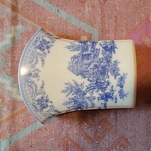Burton and Burton blue toile vase